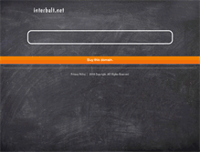 Tablet Screenshot of interbalt.net